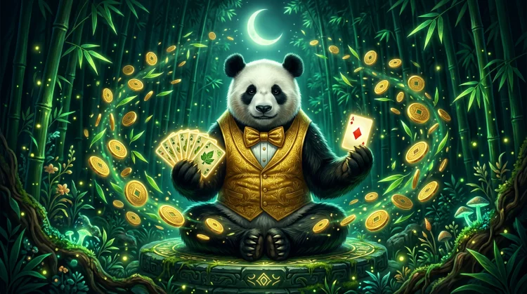 Bruno Casino helderbeeld: bamboejungle met gouden accenten en sfeervolle casino-illustratie.